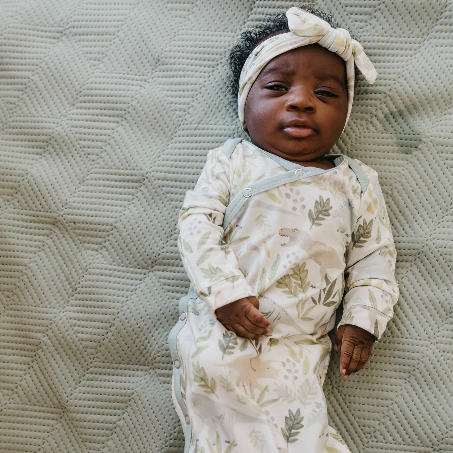 Newborn Knotted Gown - Rex