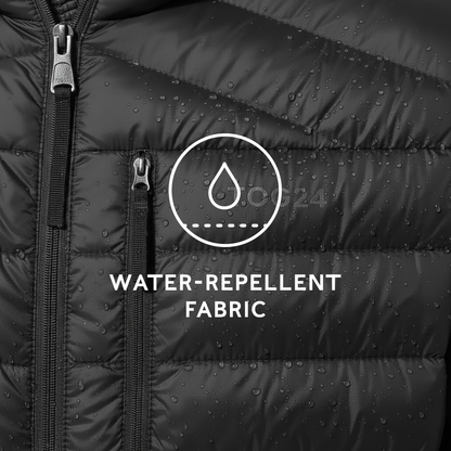 North Mens RDS Certified Down Jacket - Black