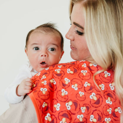 3 Pack Premium Burp Cloths - Elmo