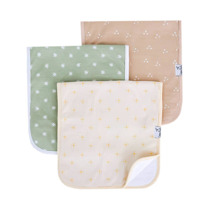 3 Pack Premium Burp Cloths - Santa Fe