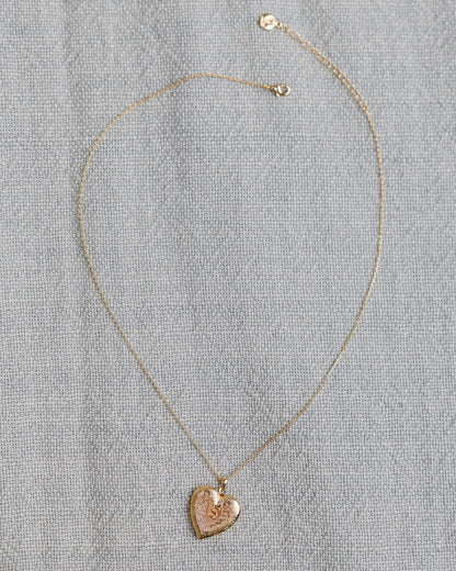 Monogram Heirloom Locket - Final Sale
