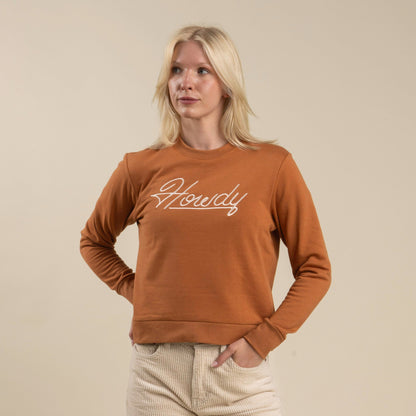Howdy Women's Sweatshirt - Meerkat