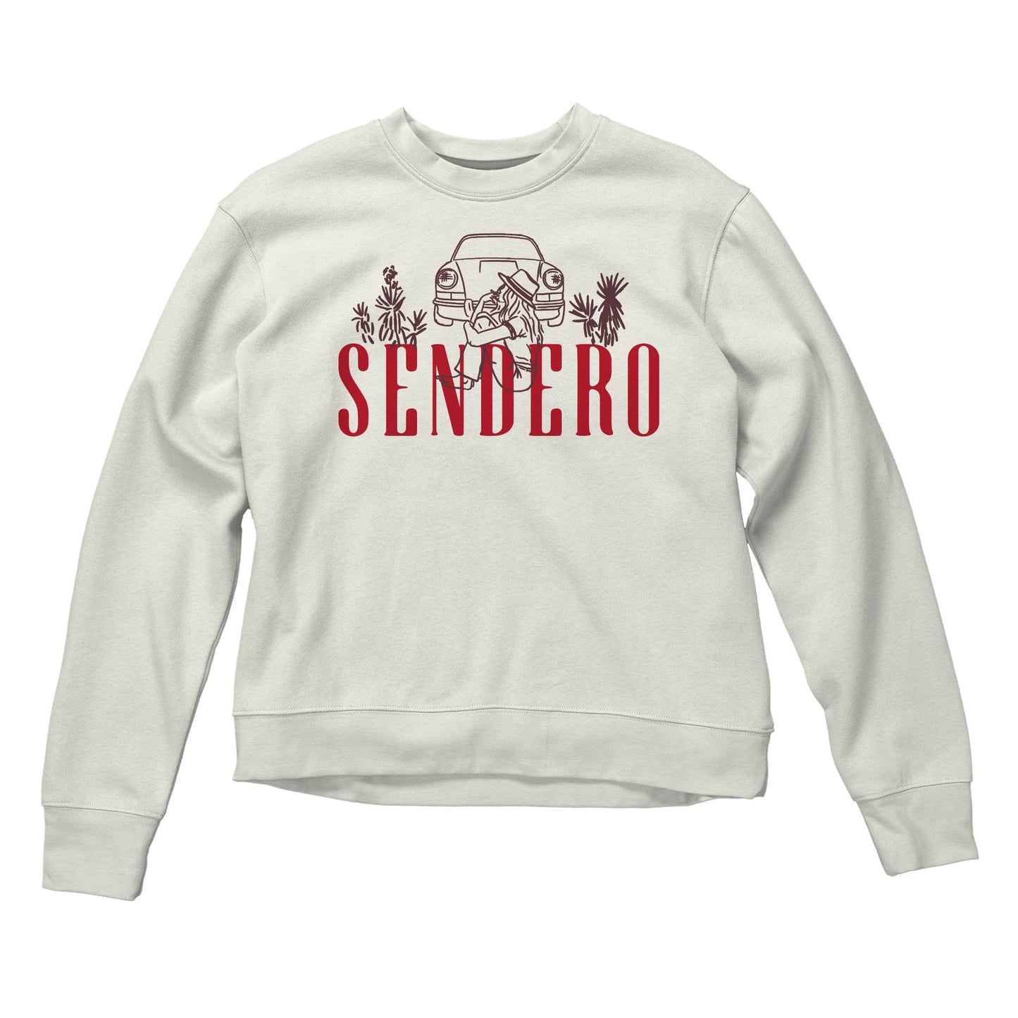 Desert Drifter Women's Sweatshirt - Vintage White