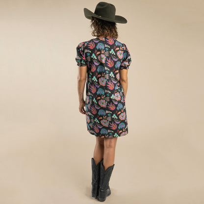 Gabriela Shift Dress - Electric Desert