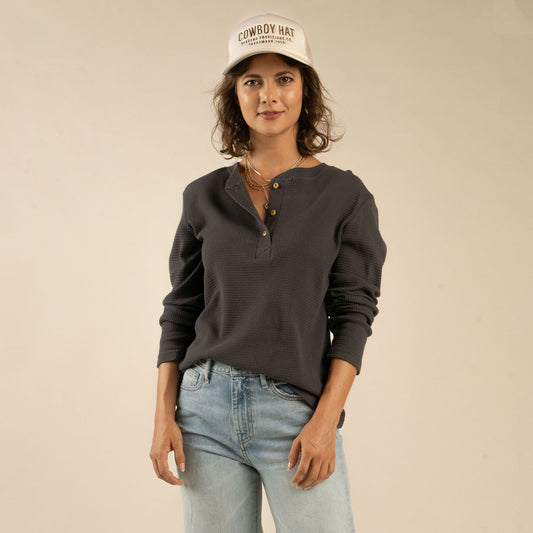 Maven Henley - Charcoal