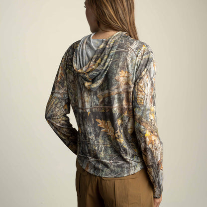 Women's Yucatan Bamboo Hoodie Tech Long Sleeve Shirt