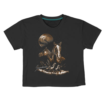 Midnight Riders Boxy Tee - Vintage Black