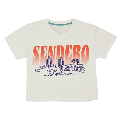 Desert Dreams Women's Boxy Tee - Vintage White