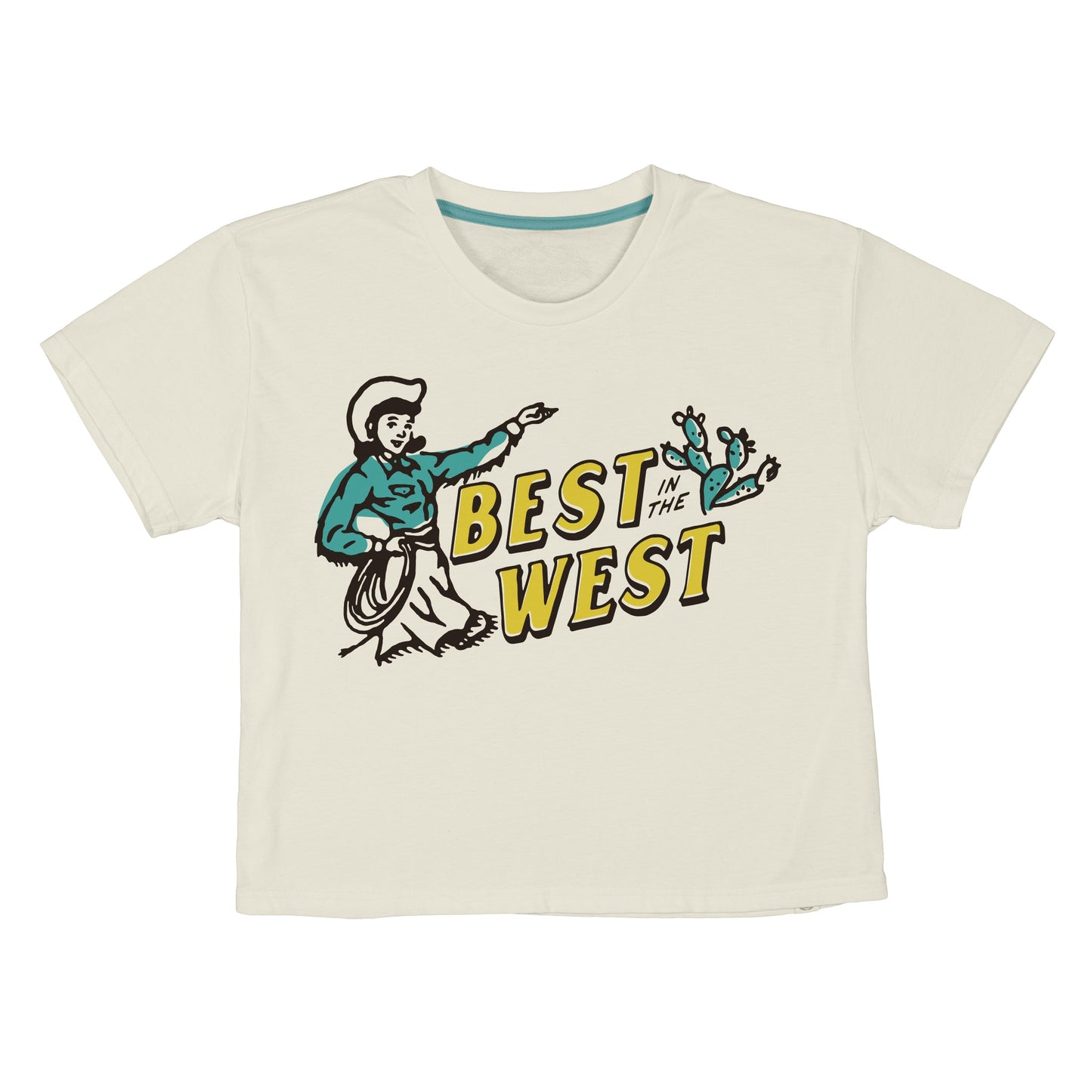 Best In The West Women's Boxy Tee - Vintage White