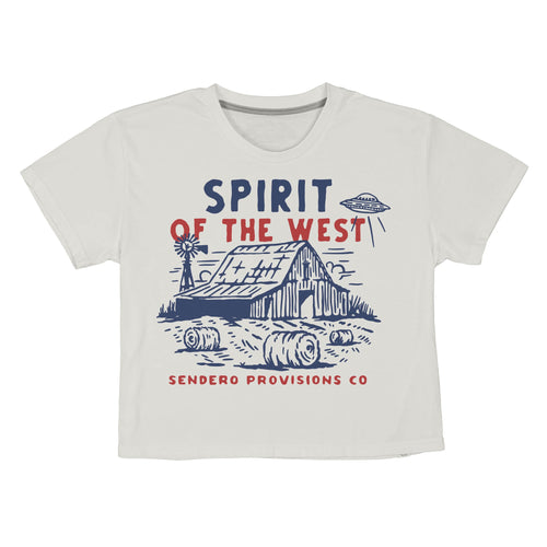 High Plains Boxy Tee - Vintage White