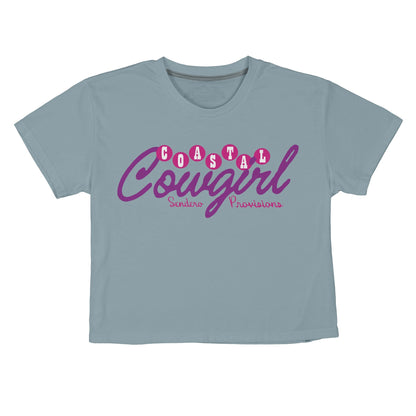Coastal Cowgirl Boxy Tee - Sterling Blue