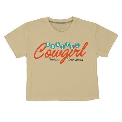 Coastal Cowgirl Boxy Tee - Cream