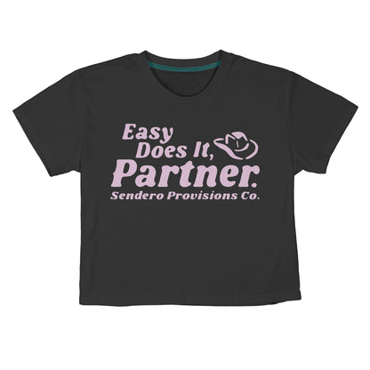 Easy Does It Boxy Tee - Vintage Black