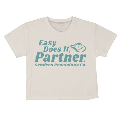 Easy Does It Boxy Tee - Vintage White