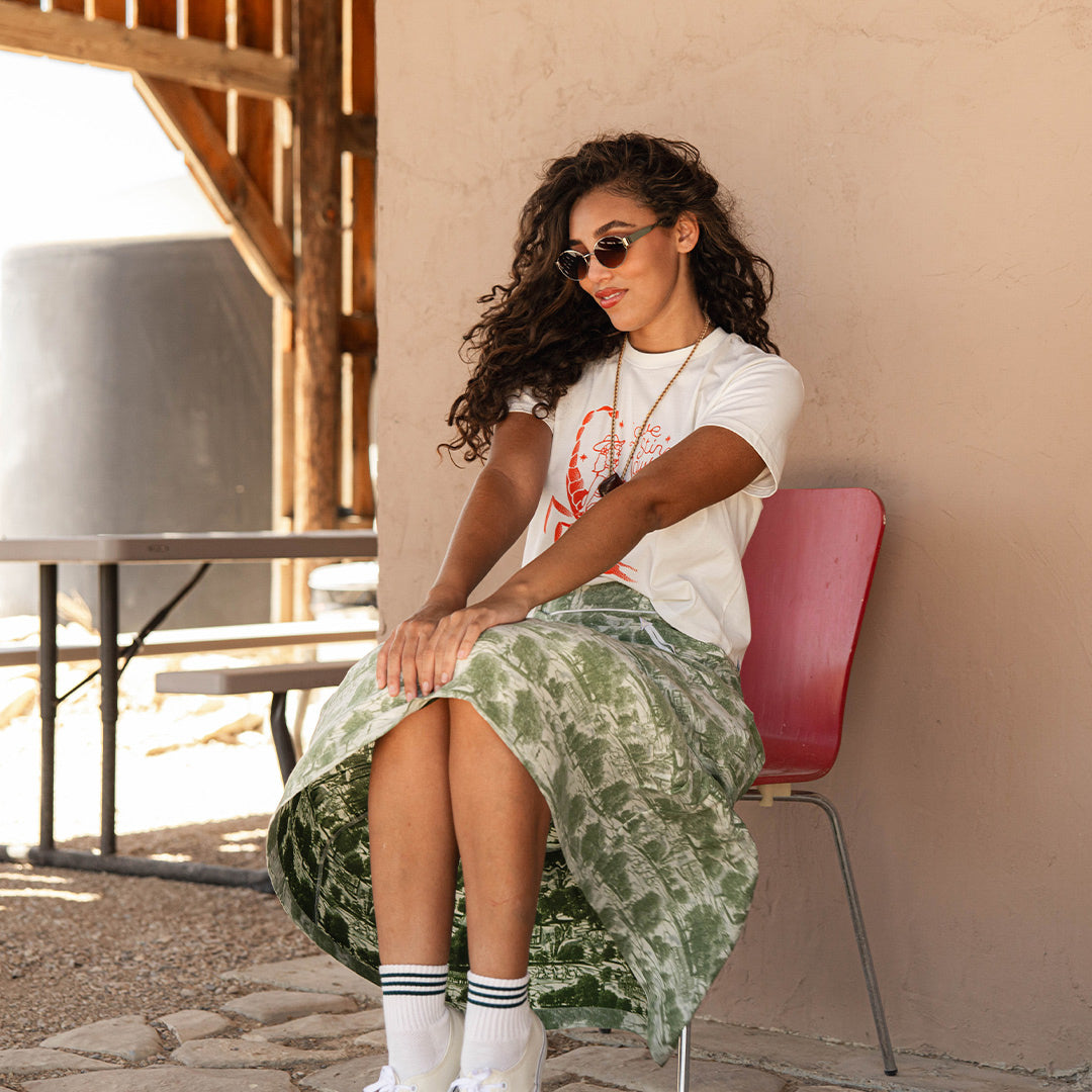 Love Stings Boxy Tee - Vintage White
