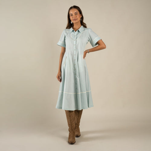 La Dahlia Dress - Mistflower