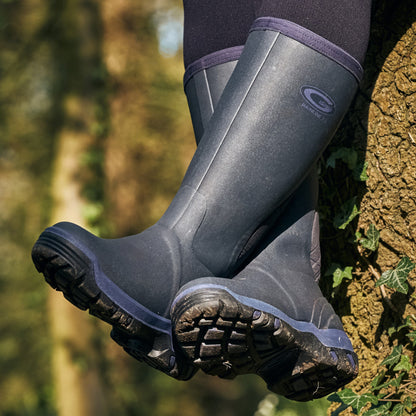 Grubs Boots Rainline Wellies Womens - Blue