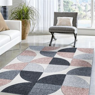 Abstract Rug Economy range in 2 sizes and choice of patterns-Renaissance Design Studio