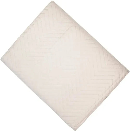 Malini Amelle Large Ivory Throw. SALE PRICE-Renaissance Design Studio