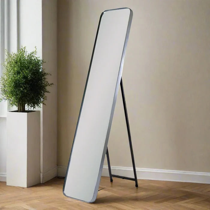 Arlene Dressing Mirror With Stand & Fittings To Hang 150cm-Renaissance Design Studio