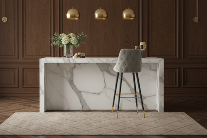 Avanza Bar Stool With Gold Cap -Today only 50% Off ! From €59.95 ea See purchase options-navy bar stool-Renaissance Design Studio