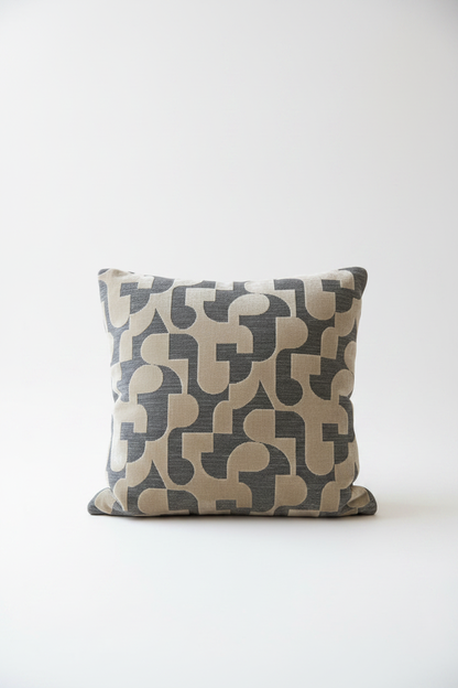 Berlín coffee large bespoke scatter cushions by Whitemeadow-Renaissance Design Studio
