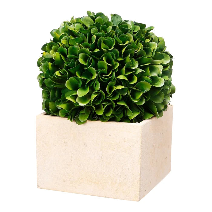Boxwood Topiary Medium Artificial Plant one only . reduced !-Renaissance Design Studio