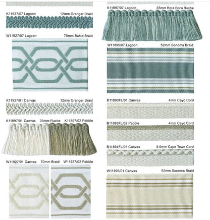 Braids and trims various prices-Renaissance Design Studio