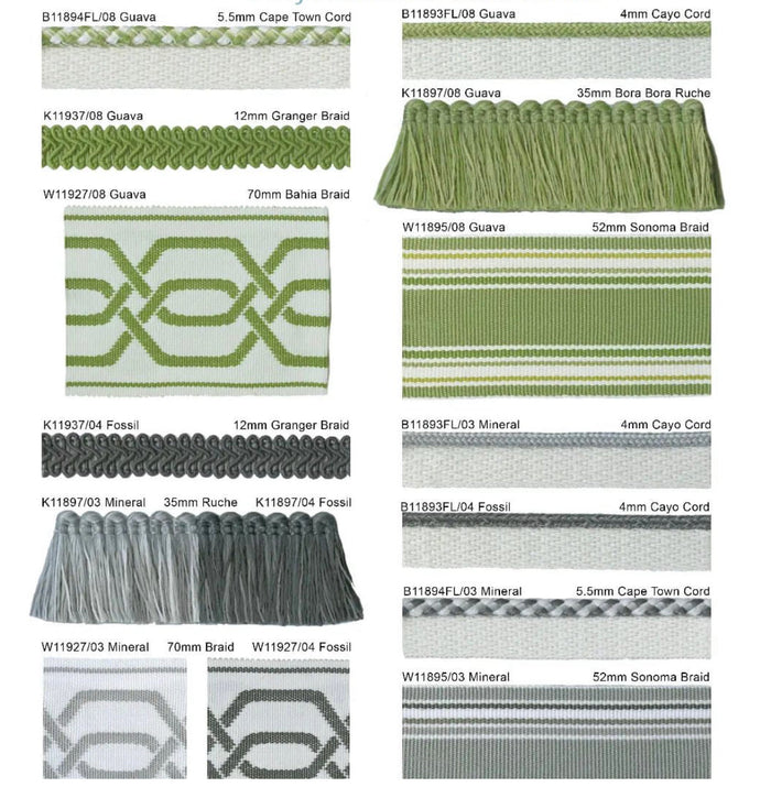Braids and trims various prices-Renaissance Design Studio