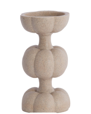 Candle Holder Astoria Sand sold each-Renaissance Design Studio