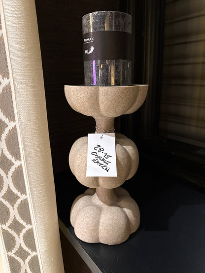 Candle Holder Astoria Sand sold each-Renaissance Design Studio