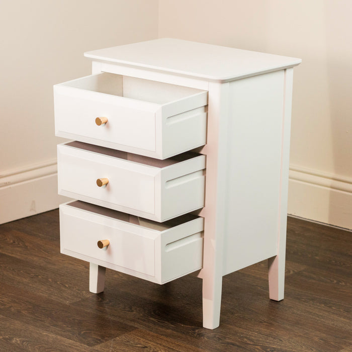 Carley Bedside Cabinet In Ivory Special Price-Renaissance Design Studio