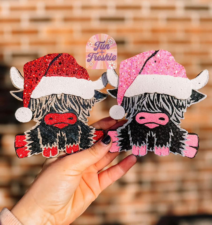 Christmas Highland Baby Cow Silicone Mold-GNG7 Exclusive