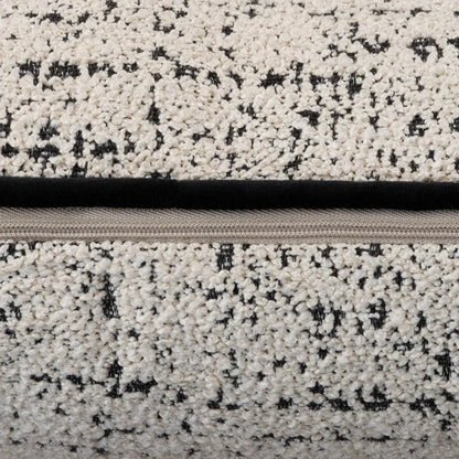 Cocabelle Boucle white and black cushions piped almost half price-Renaissance Design Studio