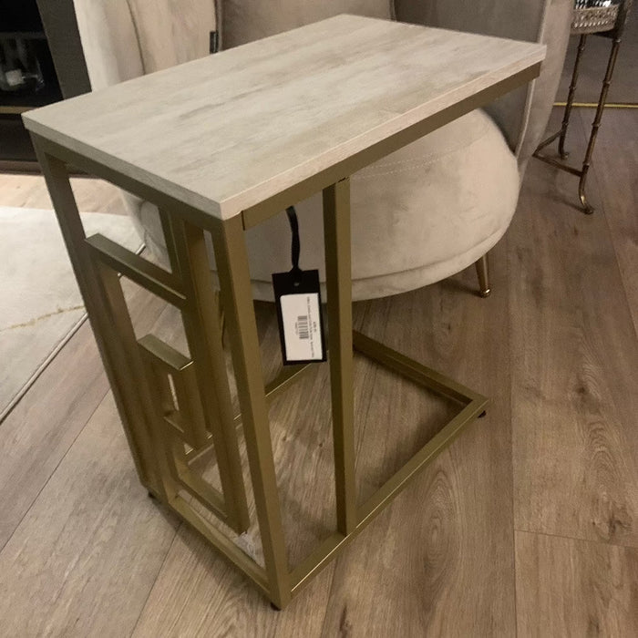 Dillon gold and cream sofa table special boxed-Renaissance Design Studio