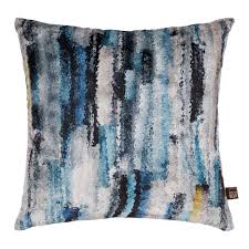 Ely Scatter Cushion Blue-Renaissance Design Studio