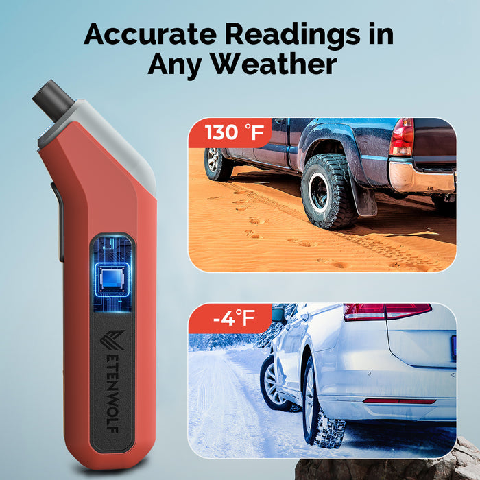 Accurate Readings in Any Weather (-4 °F - 130 °F)