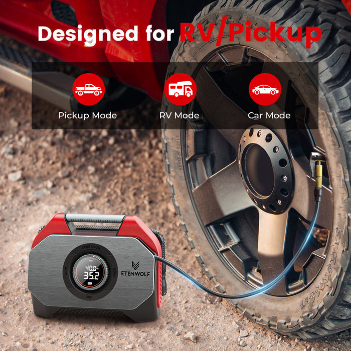 Designed for RV, Pickup, Car Mode.