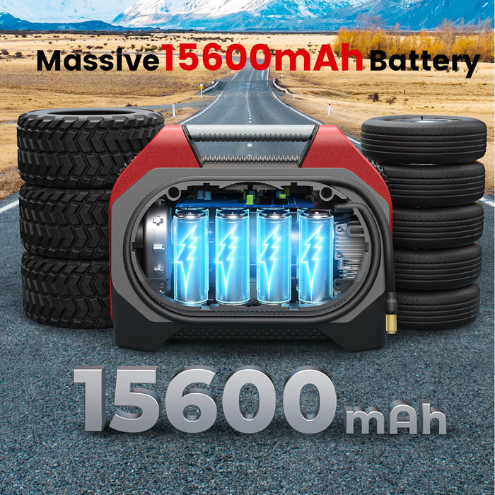 Massive 15600mAh Battery.