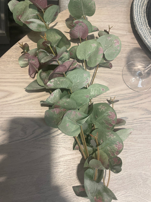 Eucalyptus leaf spray 93 cm per stem-Renaissance Design Studio