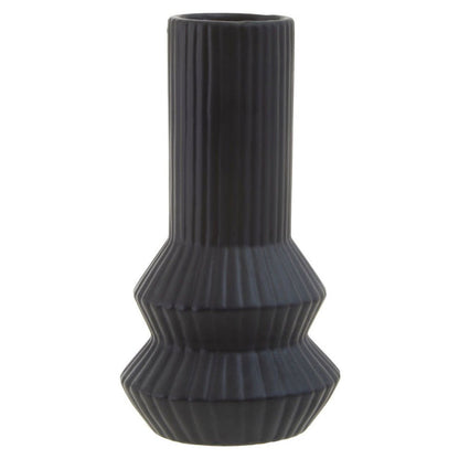 Fabia Long Vase in Black or white . Stems extra-Renaissance Design Studio