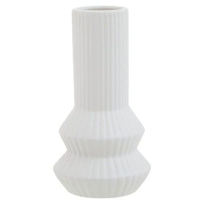 Fabia Long Vase in Black or white . Stems extra-Renaissance Design Studio