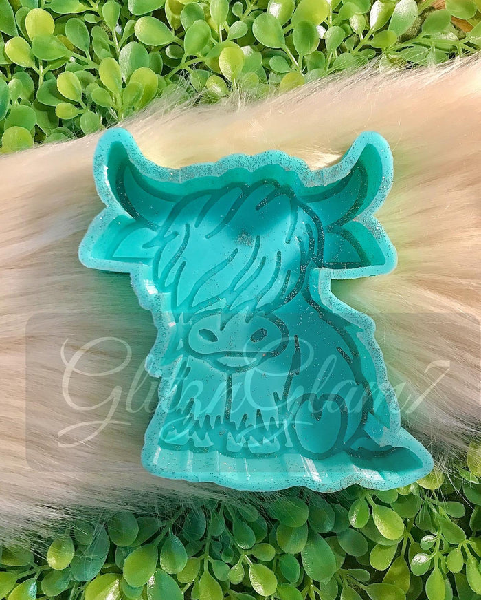 Highland Baby Cow (STYLE 1 NO BOW ) Silicone Mold