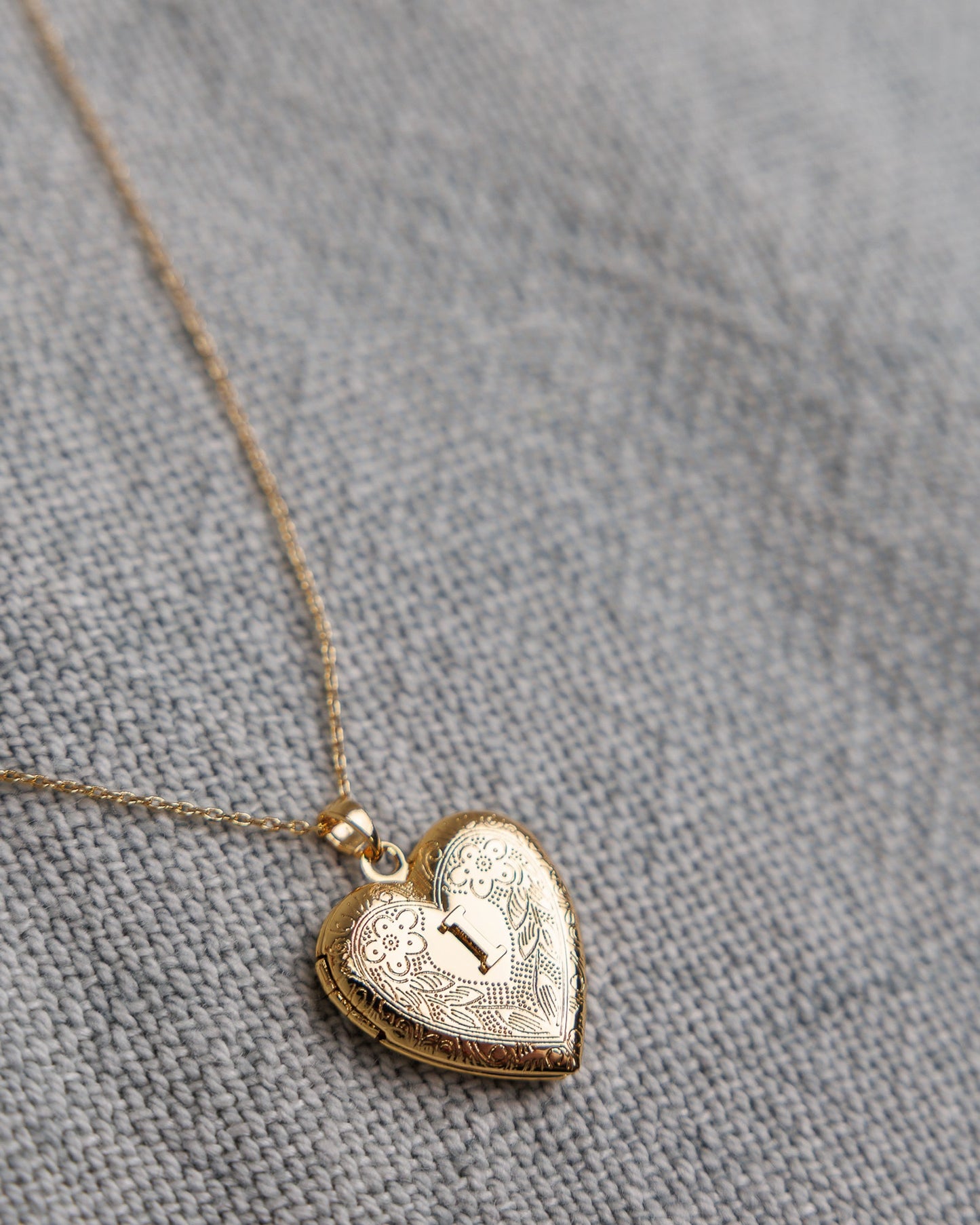 Monogram Heirloom Locket - Final Sale