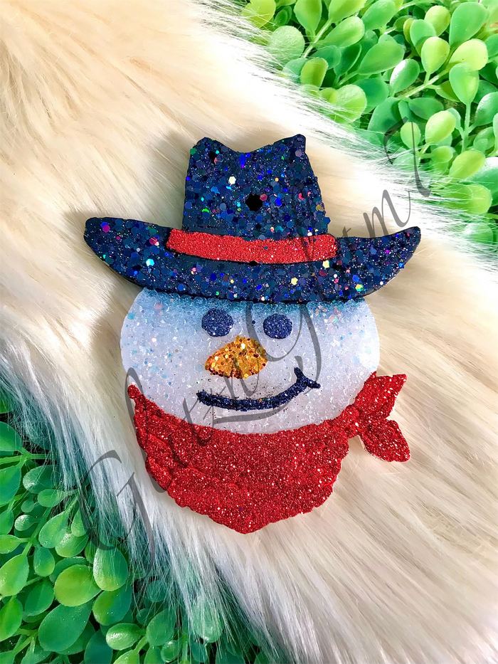 Cowboy Snowman Freshie Silicone Molds