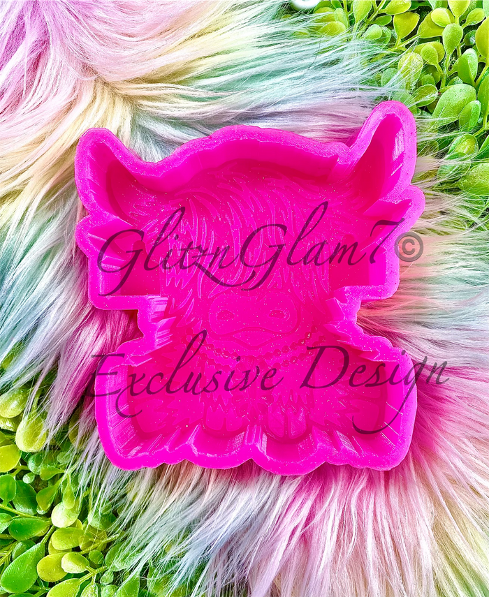 Diva Highland Cow Silicone Mold-GNG7 Exclusive