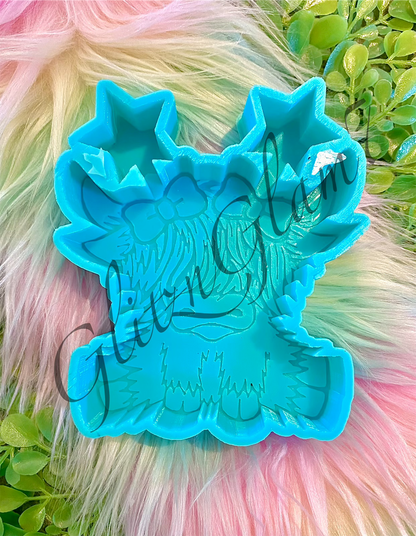 Patriot Highland Cow Silicone Mold