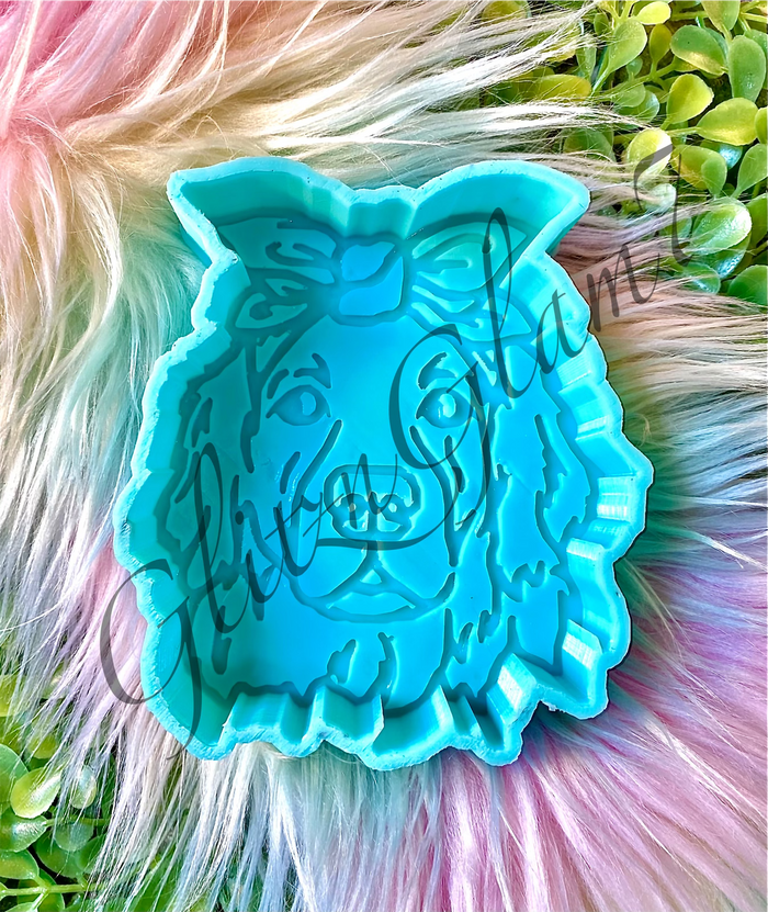 Golden Retriever w/ Bandana Freshie Silicone Mold