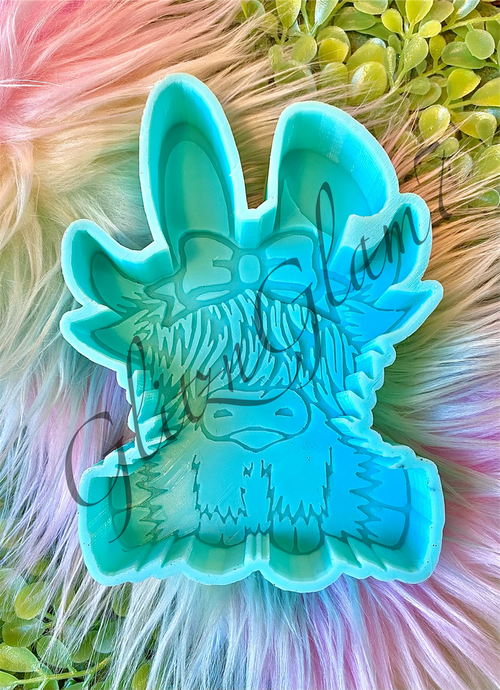 Easter Highland Cow Silicone Mold-GNG7 Exclusive