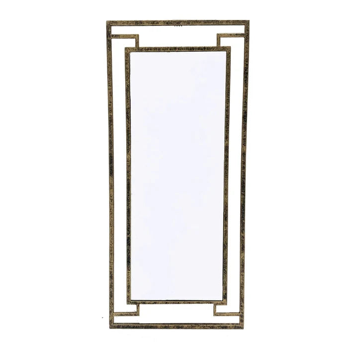 Inez Mirror with gold frame-Renaissance Design Studio